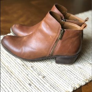 Lucky Brand Basel Smooth Leather Booties